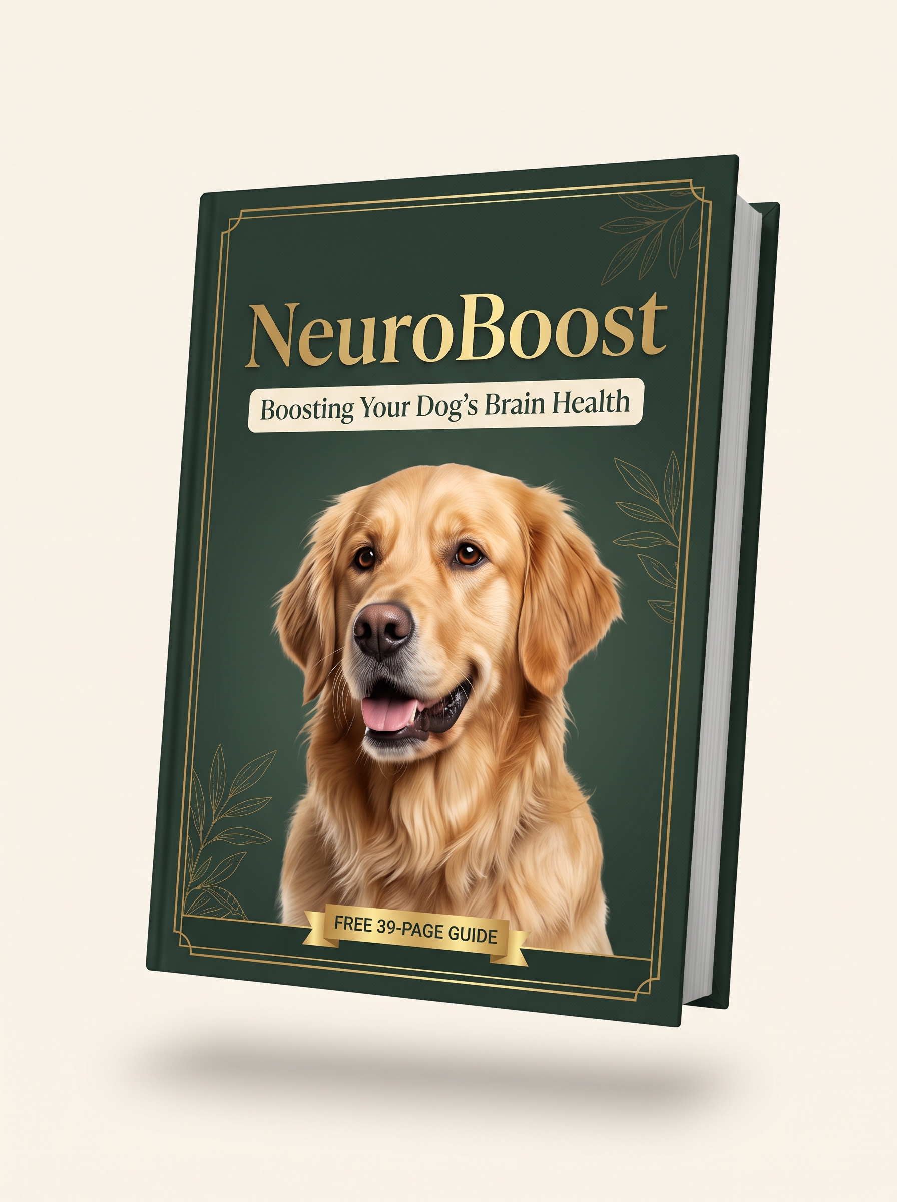 NeuroBoost: Boosting Your Dog&rsquo;s Brain Health &mdash; free 39-page book cover