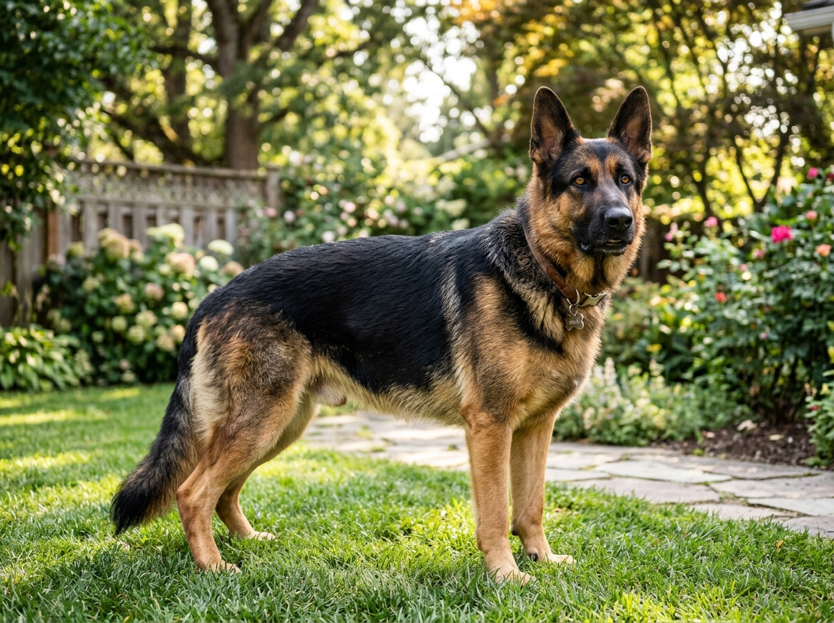 A healthy adult dog in its prime